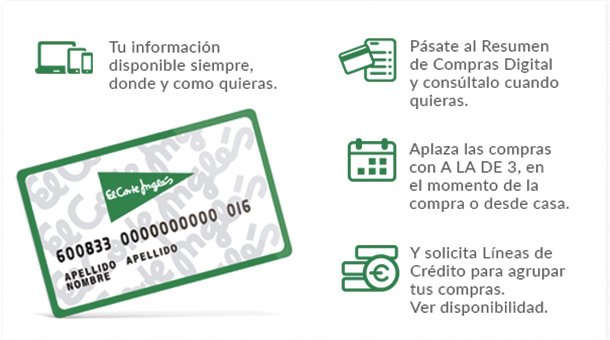 Ahora con Samsung Pay compra con tu Tarjeta de Compra El Corte Inglés a través de tu móvil