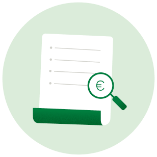 Icono de una factura