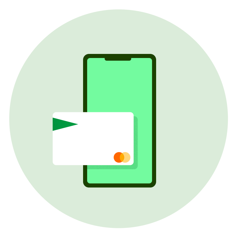 Icono de un móvil con la Tarjeta El Corte Inglés